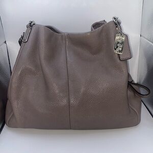 Coach pebble leather shoulder bag